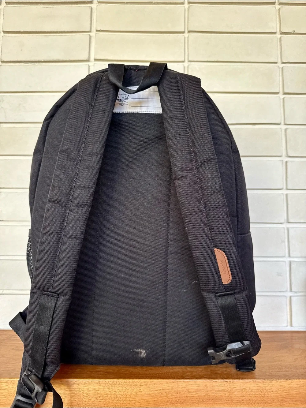 Herschel Heritage Backpack Black Tan * 24L * Signature Diamond